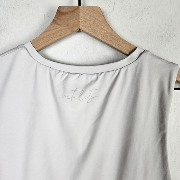 NEW Vitality Balance Athletica Allora Bodysuit XXL Grey High Neck NWT - Picture 6 of 9